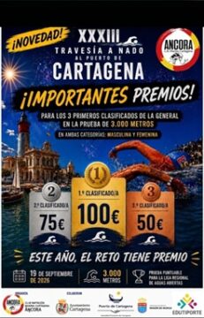 Cartel Puerto CT 26 red