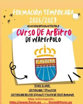 Cartel Curso Árbitro WP
