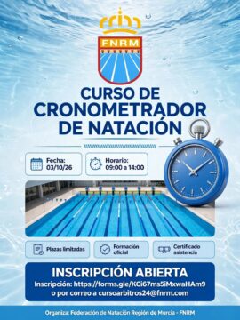 Cartel curso cronometrador